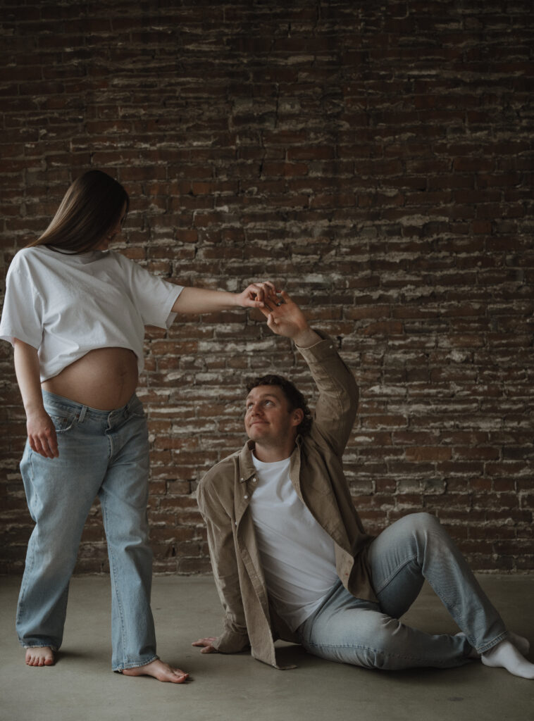 Des Moines Maternity Studio Session 